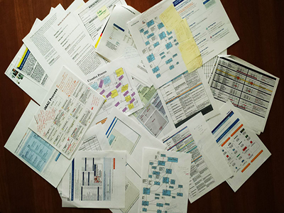 Original paper-based process